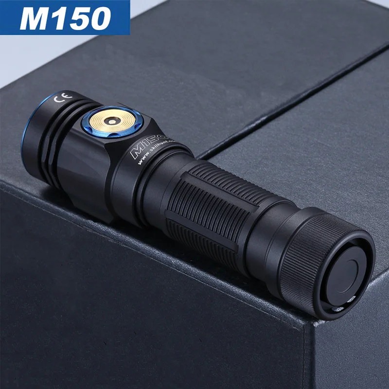 2019 arrival SKILHUNT M150 CREE XP-L2 LED 750 Lumens USB Edc-Torch magnetic charging flashlight wit - 4000004118467