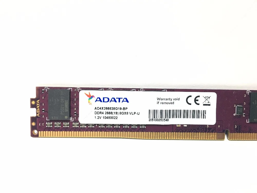 ADATA PC ddr4 ram 8 ГБ 4 ГБ 16 ГБ 2666 МГц или 2400 МГц DIMM настольная память поддержка материнской платы PC4 4G 8G 16G 2666 2400 МГц