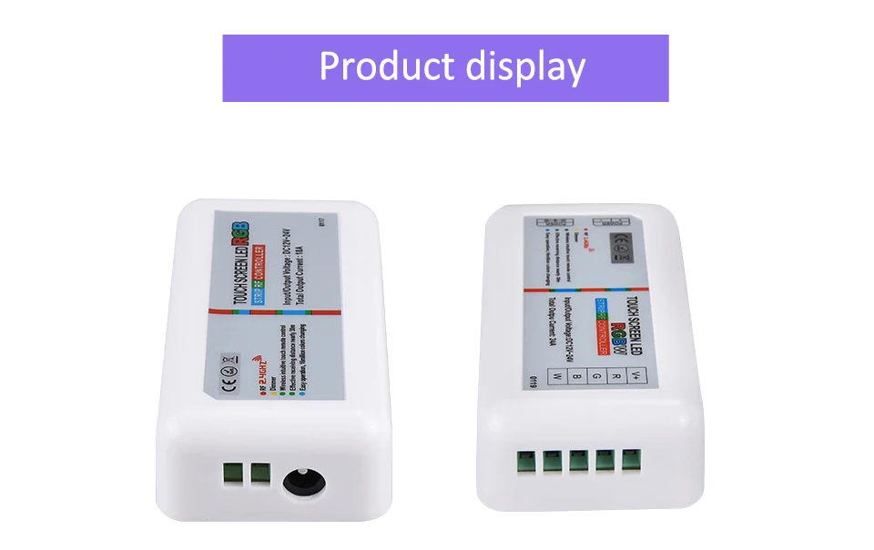 2,4 г сенсорный экран светодиодный RGBW RGB контроллер светодиодные полосы DC12-24V Беспроводной RF Диммер с удаленным управлением для RGB RGBW светодиодные полосы света