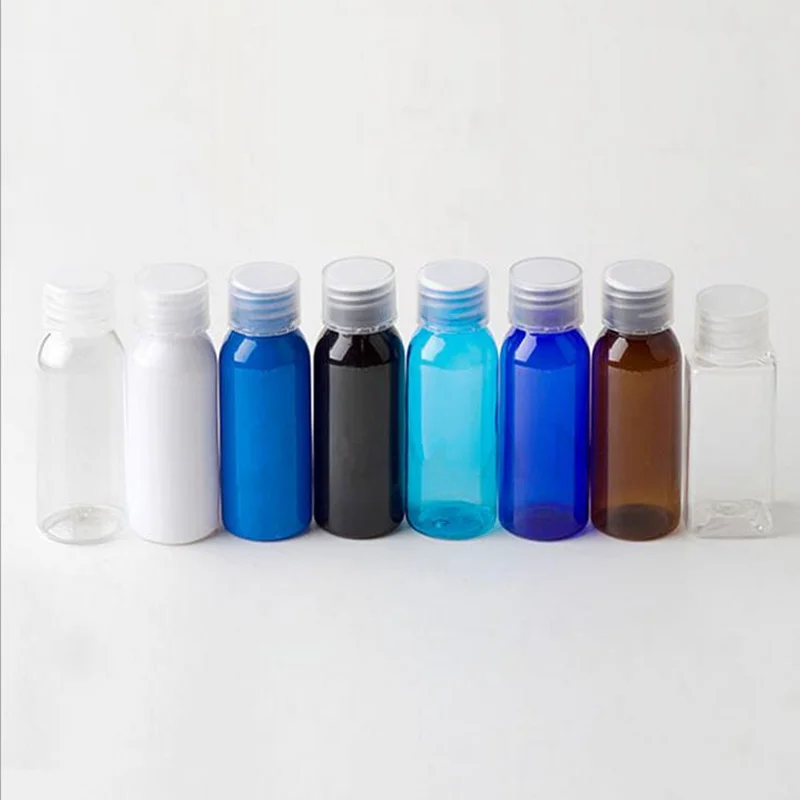 Download 30ml plastic bottle Screw cap bottle PET plastic bottle with clear black white lid plastic ...