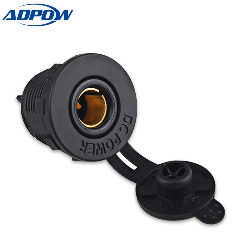 

12V Cigarette Lighter Power Outlet Waterproof Car Motorcycle Boat for European Cigarette Lighter Power Socket