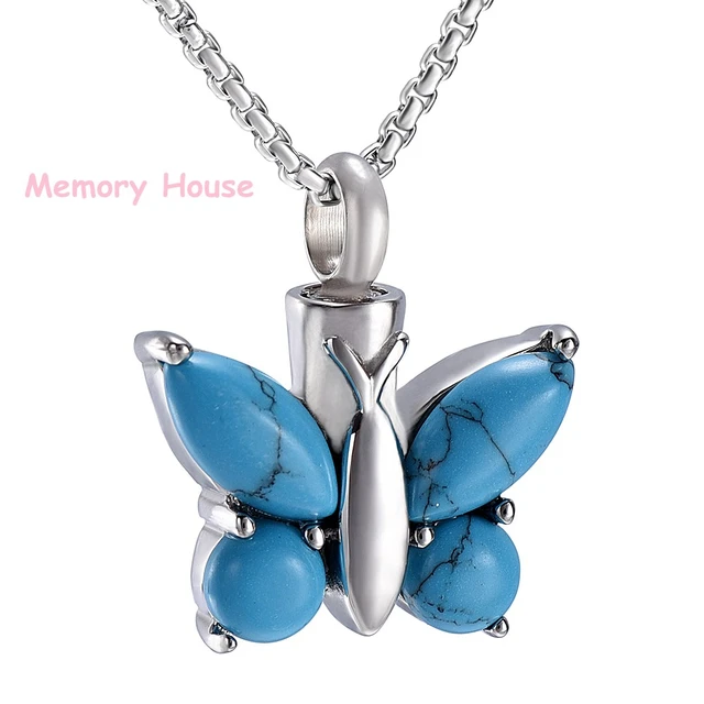 Butterfly Urn Necklace for Ashes for Women 925 Sterling Silver Celtic –  romanticwork