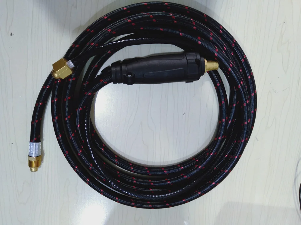 

TIG Welding Cable 35-70 Euro Connector Gas Nut M16 Fit WP26 Torch