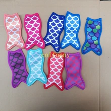 500 шт./лот рыба Русалка неопрен эскимо держатели поп льда рукава морозильник поп-держатели 16x8,5 см для Для детей, на лето Кухня инструменты