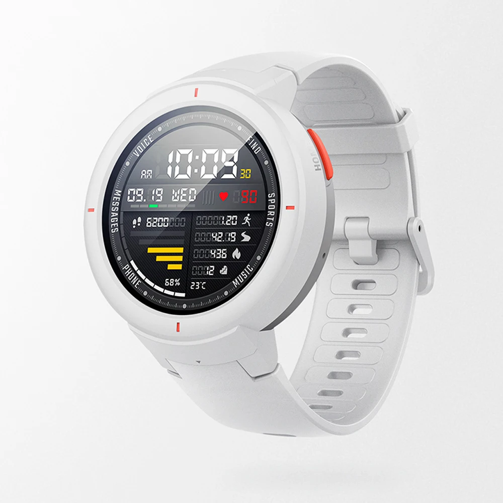 Оригинальный Amazfit Verge 3 Смарт-часы gps Smartwatch Bluetooth 4,2 ответ на вызов IP68 водонепроницаемый монитор сердечного ритма английская версия