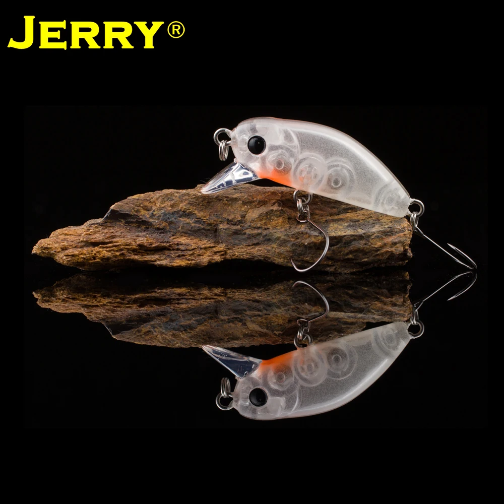 Jerry spinning fishing lure wobblers hard bait 35mm 2.6g single hook