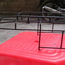 1/10 масштаб металлопрокат клетка Приключения земли защитник D110 багажник Rover Рок Гусеничный Чемодан лоток комплект