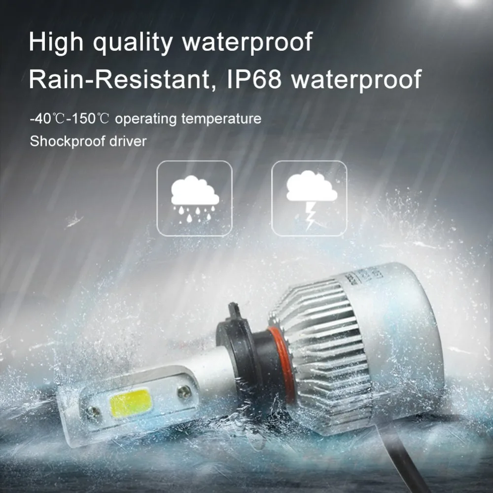 В продаже! 2 шт. светодиодные лампы 72 Вт 8000 лм|headlight bulb|replacing fog lightsfog light bulb |