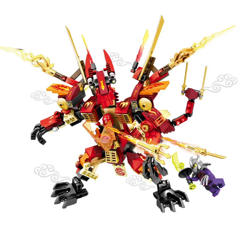 lego ninjago dragon moc