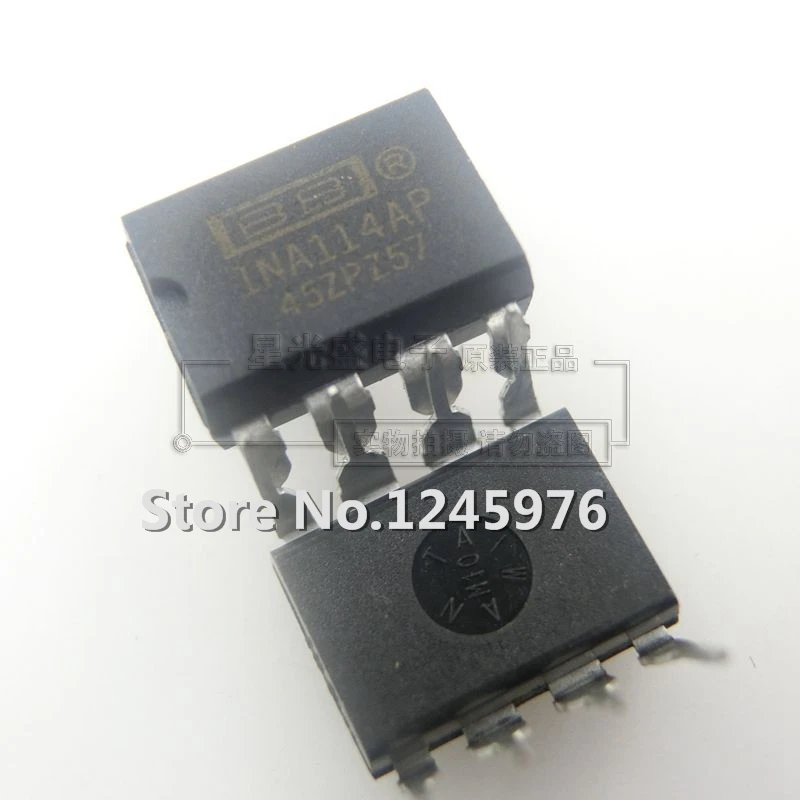 50pcs A new spot INA114AP INA114 DIP8 instrumentation amplifier Free
