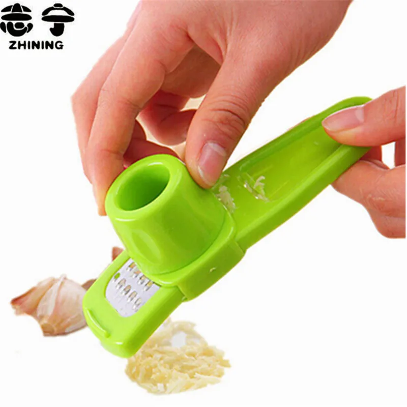 Stainless steel garlic presses vegetable grater cutter helper stir