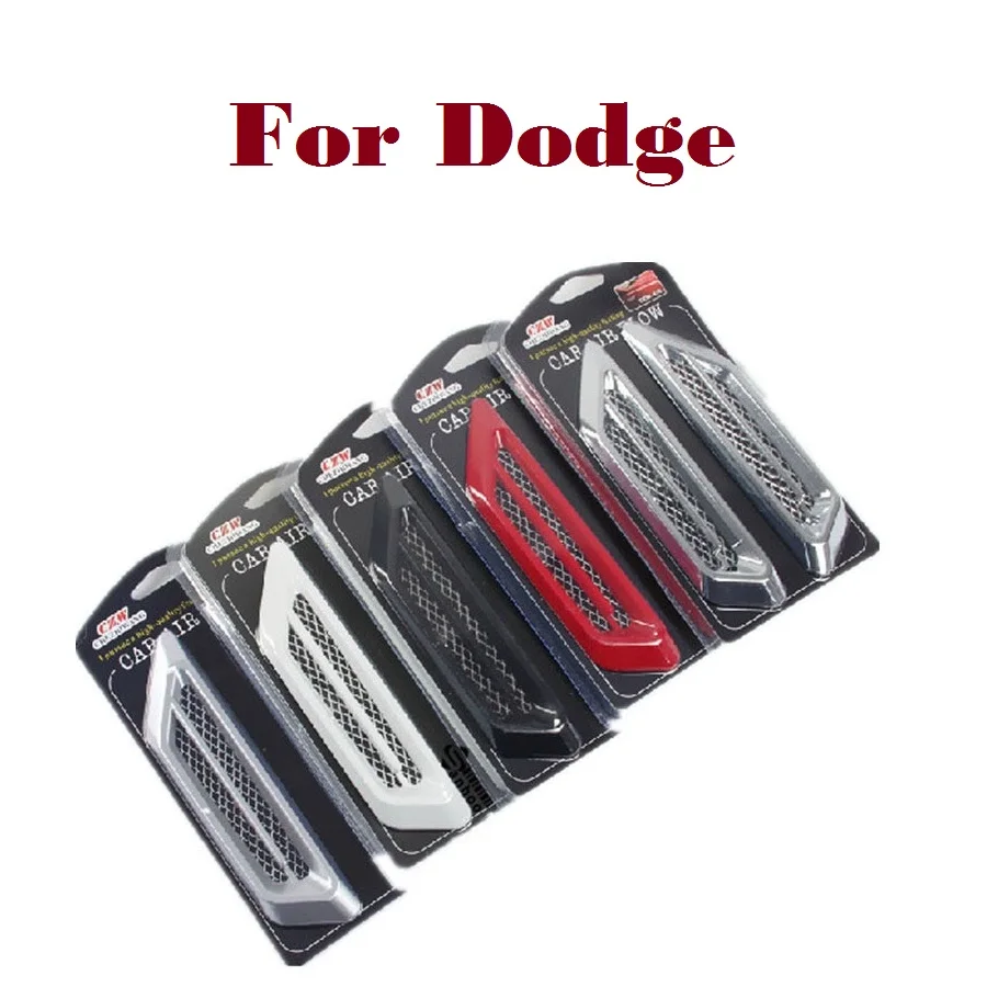 

2PCS Car Shark Gills Side Vent Outlet Stickers for car Accessories Dodge Avenger Caliber Challenger Charger Dart Durango