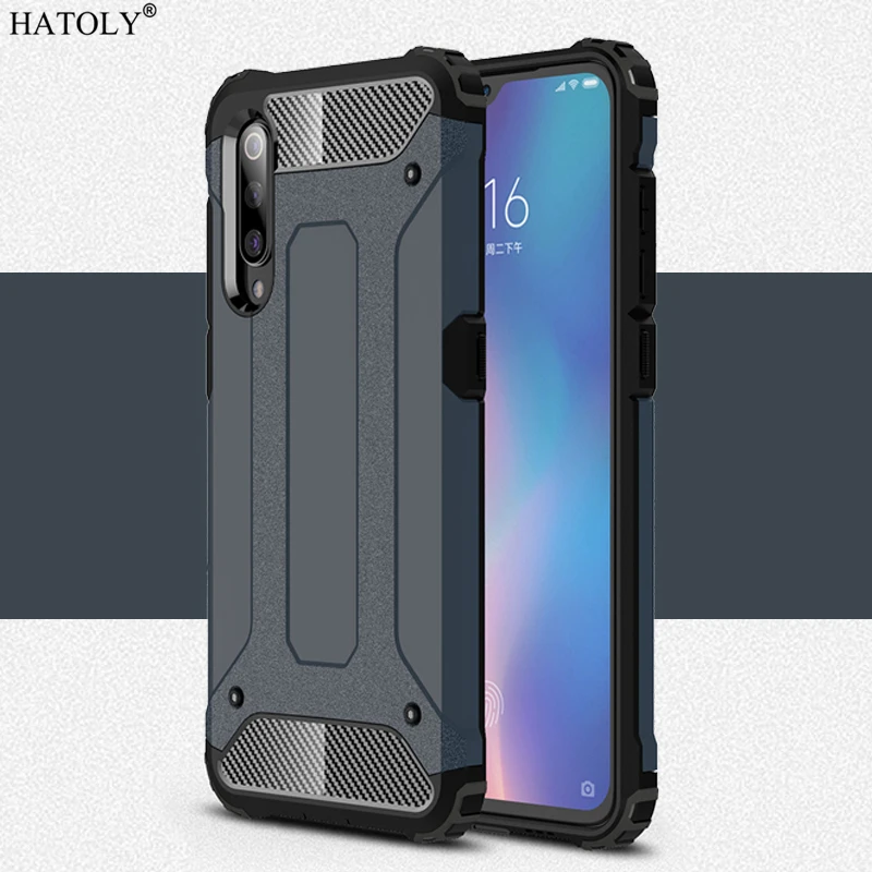 Чехол для Xiaomi Mi 9 противоударный прочный армированный Жесткий силиконовый