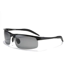 2018 Aleación De Aluminio Y Magnesio Hombres gafas de Sol Polarizadas Diseñador de la Marca Al Aire Libre de Conducción Gafas de sol Uv400 Gafas De Sol Hombre
