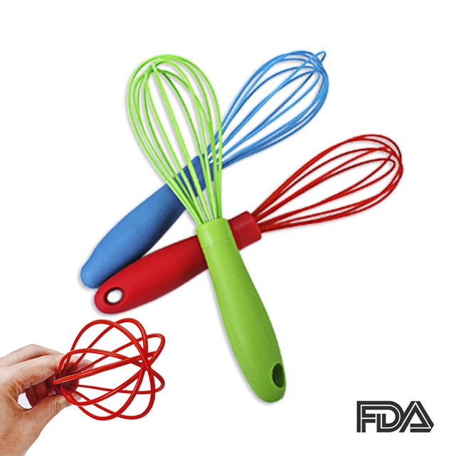 New Silicone Egg Beaters Kitchen Tools Hand Egg Mixer Cooking Foamer