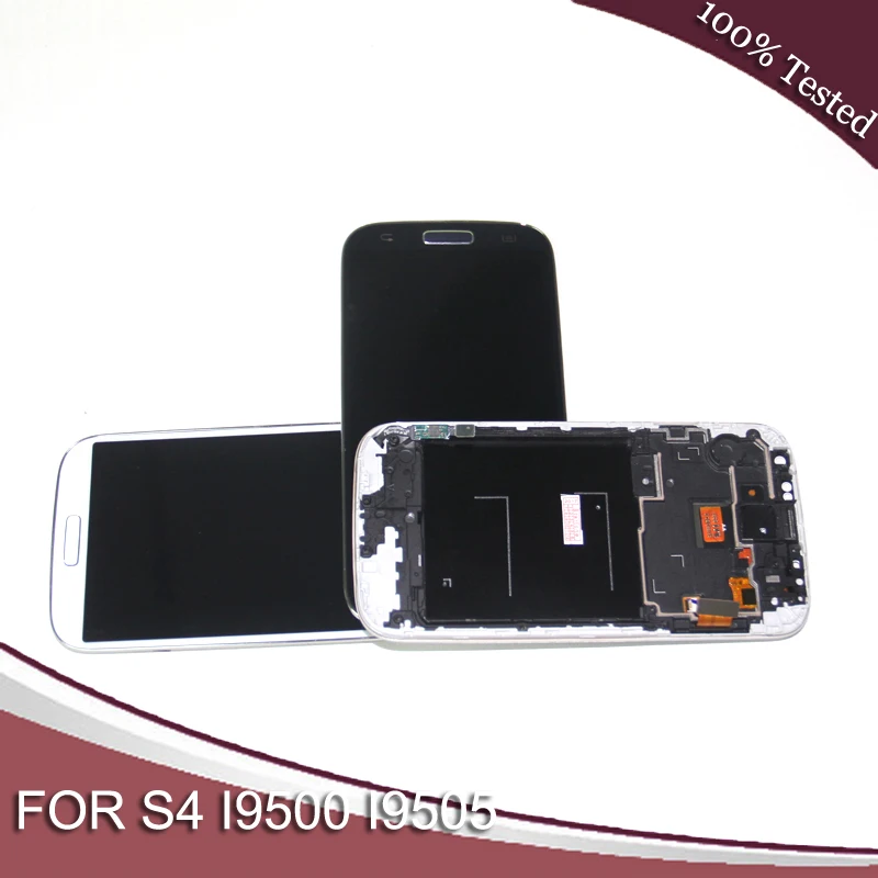 Экран совместим с samsung galaxy s4 LCD для GT-i9500 i9505 ЖК-дисплей сенсорный экран