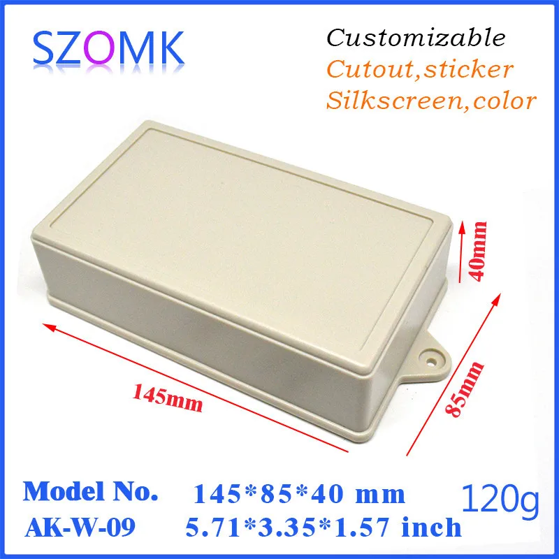 plastic box enclosure electronics junction housing abs plastic instrument enclosure project enclosure housing case szomk diy enclosure (2).jpg