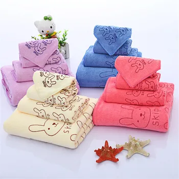 

4PCS/Set Microfiber Strong Absorbing Water Bath Pet Towel Dog Towels Beach Towels Spa Towel for Adult Children