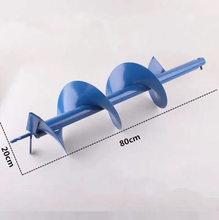 Doersupp черный 100 мм/120 мм/150 мм/250 мм 4 размера Металл шнек биты одним лезвием бит бурового инструмента для отверстие Digger копания машины