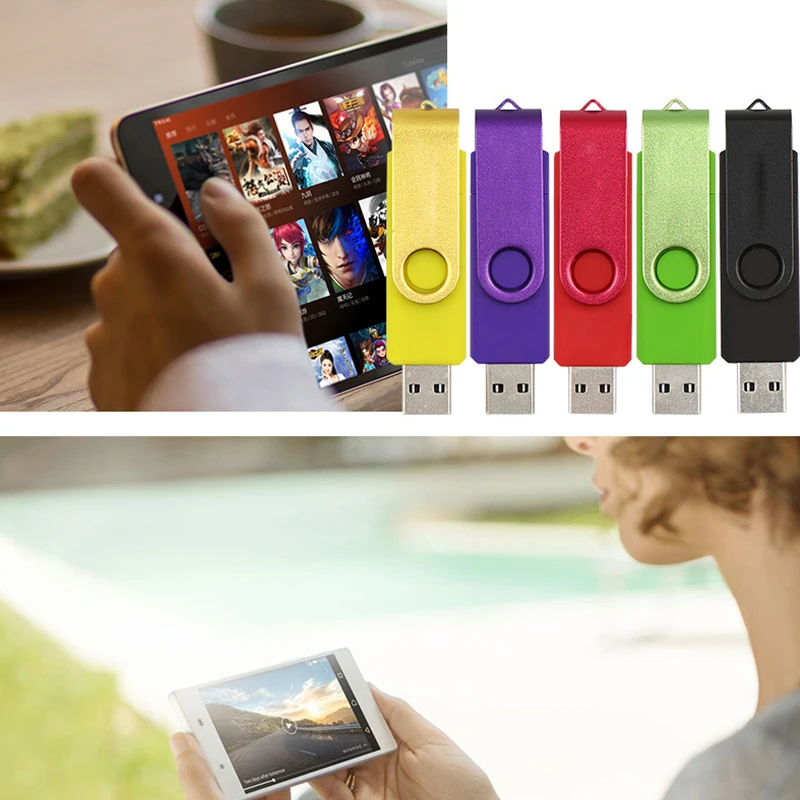Быстрая скорость 64 Гб 128 OTG USB флэш накопитель для Android usb Флэшка 32 ГБ 8 Флешка 16 4 otg 2 0