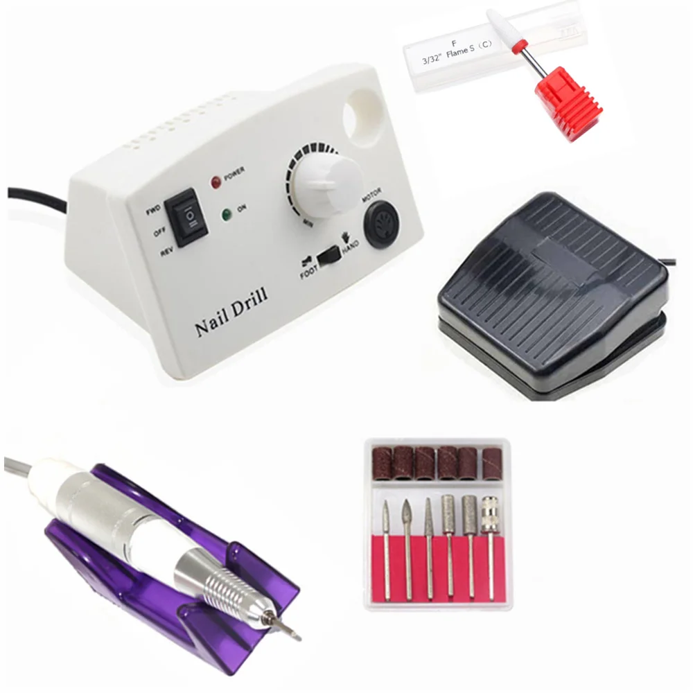 35000 rpm 15 watt electric nail drill manicure pedicure nail