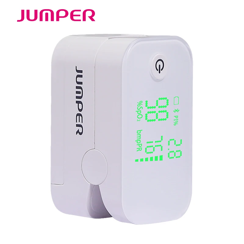 Wireless Bluetooth Finger Pulse Oximeter HD LED Display Fingertip Pulsioximetro Android iSO Phone APP Oximetro de pulso de dedo