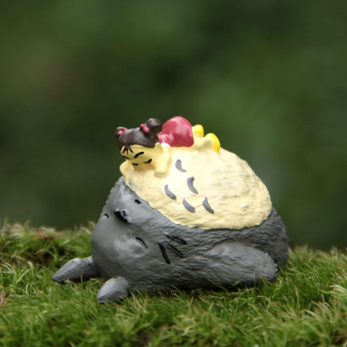 Игрушки Miyazaki Totoro Xiaomei climb more meat садоводство цветочный орнамент фигурка
