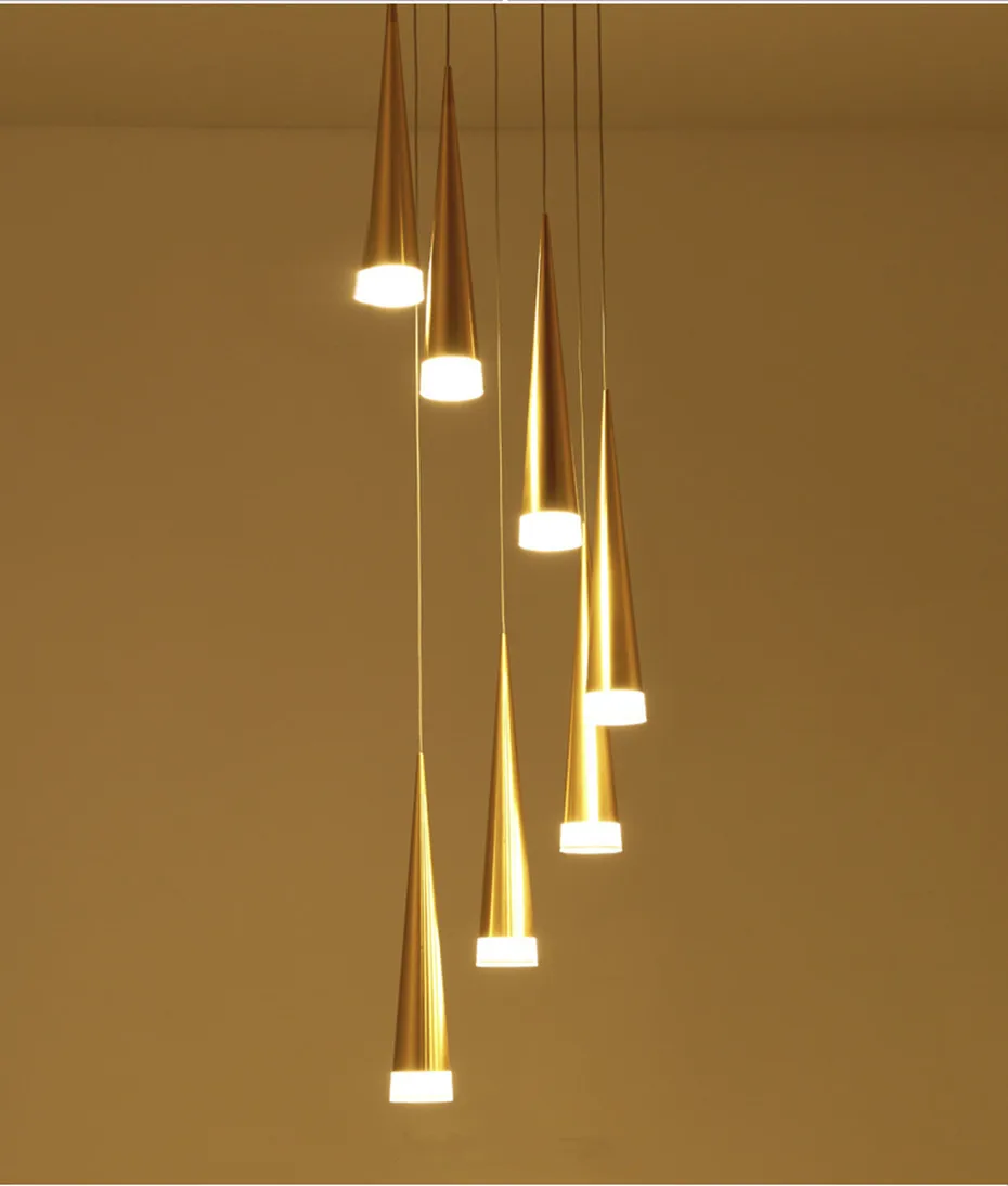 Novidade Luzes Led Luminária Pode Ser Escurecido Cozinha Ilha Loja Balcão de Bar Decoração da Sala de Jantar Pingente Luzes do Tubo do Cilindro 9 barra decoração cilindro tubo pingente luzes