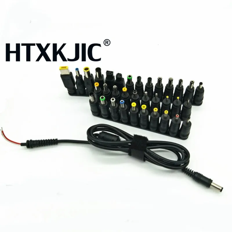 

34pcs Universal Laptop DC Power Supply Adapter Connector Plug AC DC Jack Charger Connectors Laptop Power Adapter Conversion Head