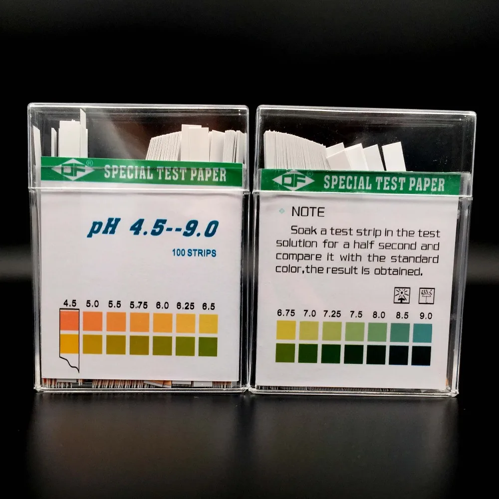 100pcs PH Test Strips Litmus Paper PH4.5-9.0 Alkaline Acid Test Paper for Water Saliva Urine Testing PH Test Meter 3