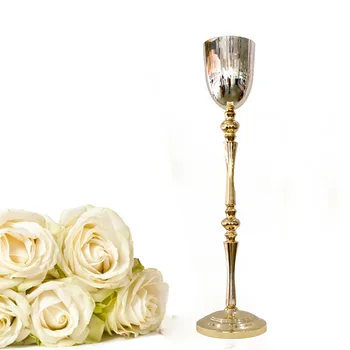 

European Style Wedding Decoration Golden Vase