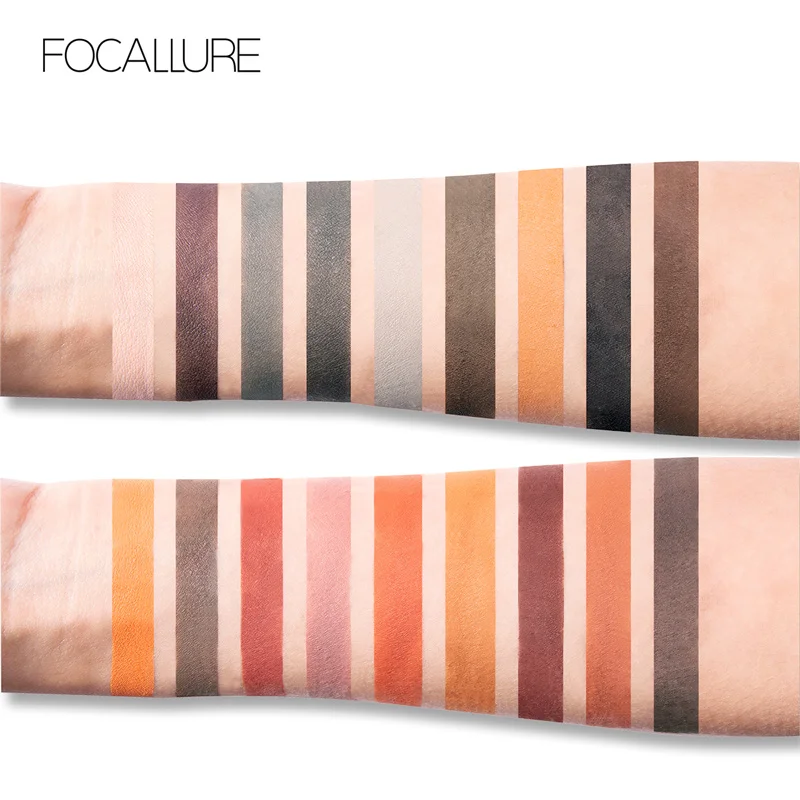 Матовые тени для век FOCALLURE 18 цветов высокая яркость палитра теней легко