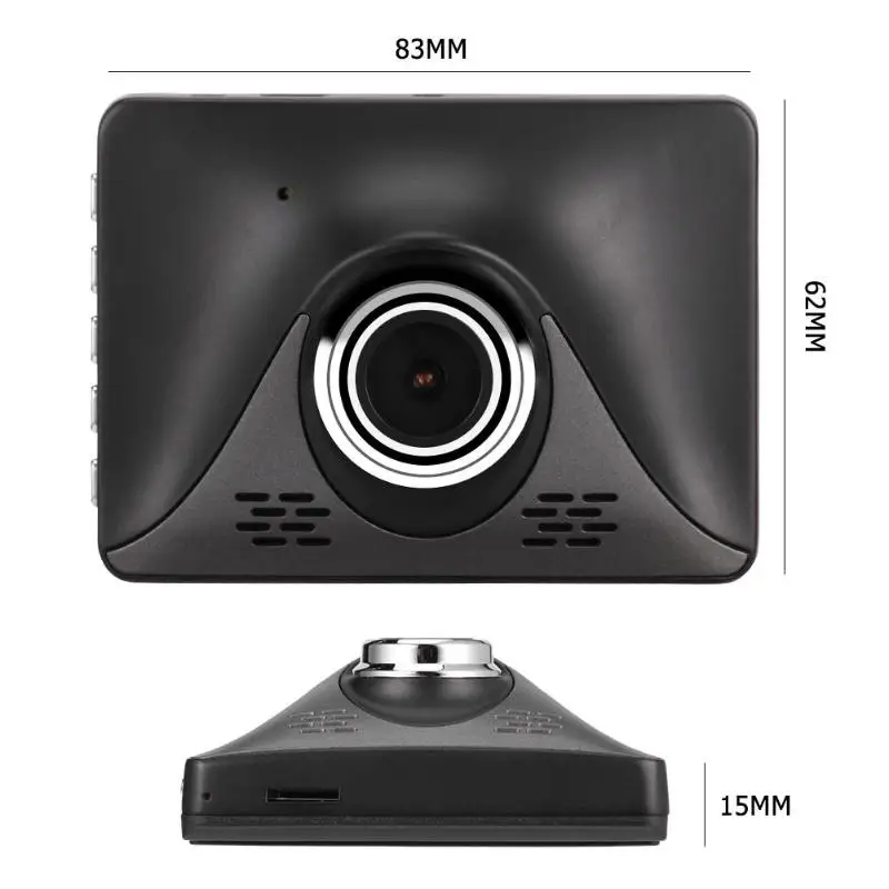 HY10 3,2 дюймов черный сенсорный FHD 1080 p Автомобильный видеорегистратор камера 170 градусов объектив видеорегистратор видео регистратор USB AV в 170 градусов широкоугольный объектив