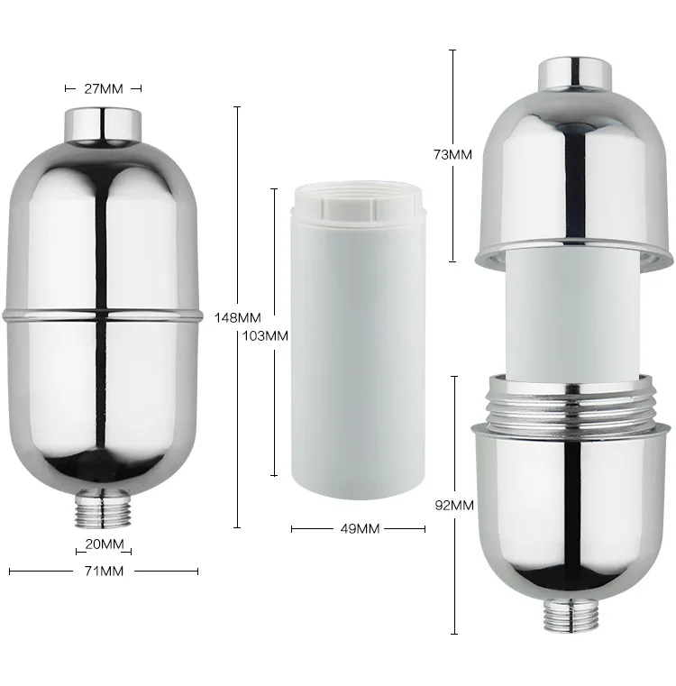 Фильтр для душа без хлора/насадка для душа Спа/очиститель воды для ванны/СПА-фильтр для душа с углеродом& KDF55 to wippe off chemicals