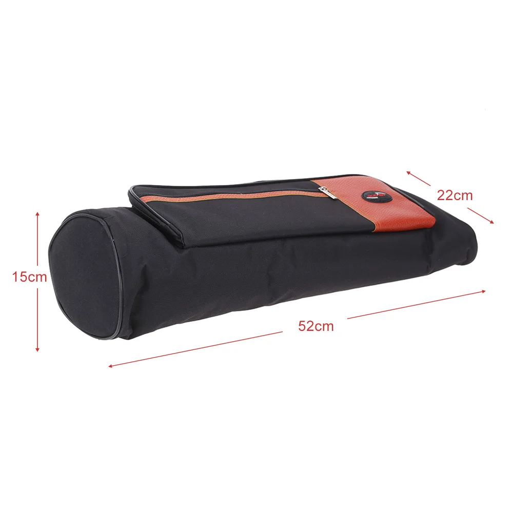 High Quality 600D Oxford Bag Case for Trumpet with Adjustable Shoulder Strap Pocket 15mm Thicken Padded Foam
