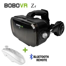 BOBOVR Z4 3D Glasses BOBO VR Z4 mini VR Virtual Reality Box Headset google Cardboard headset VR box + BT controller for iphone