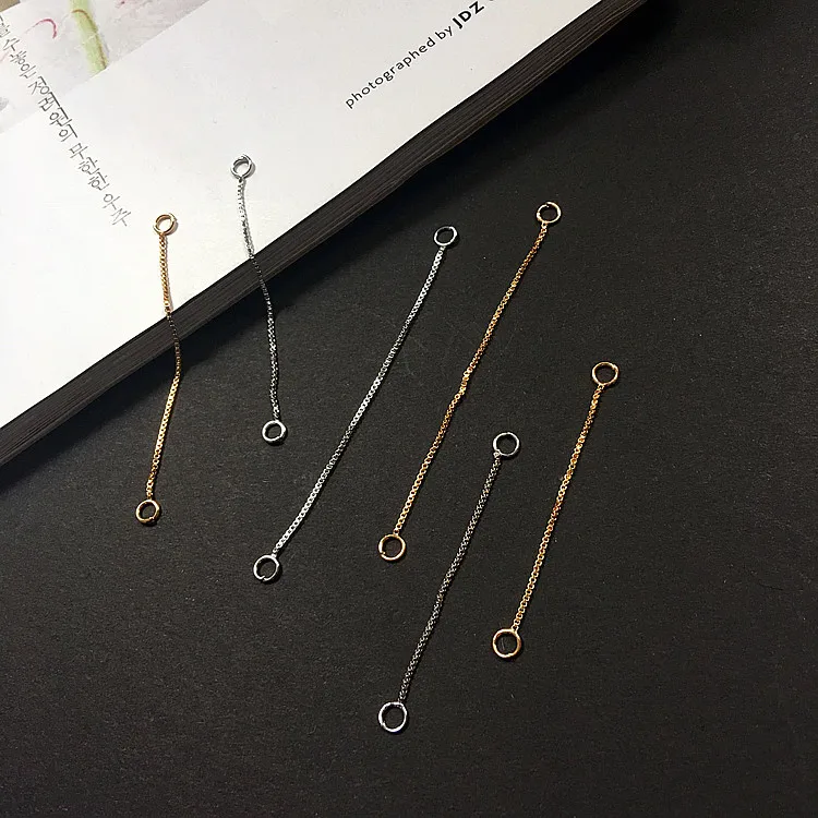 

DIY handmade jewelry accessories gold plating chain belt hanging Ear Stud Earrings Pendant pendant material jewlery making