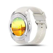 100% original novo smart watch bluetooth esporte relógio de pulso com mtk6261d smart watch suporte do cartão sim para ios android phone relógio