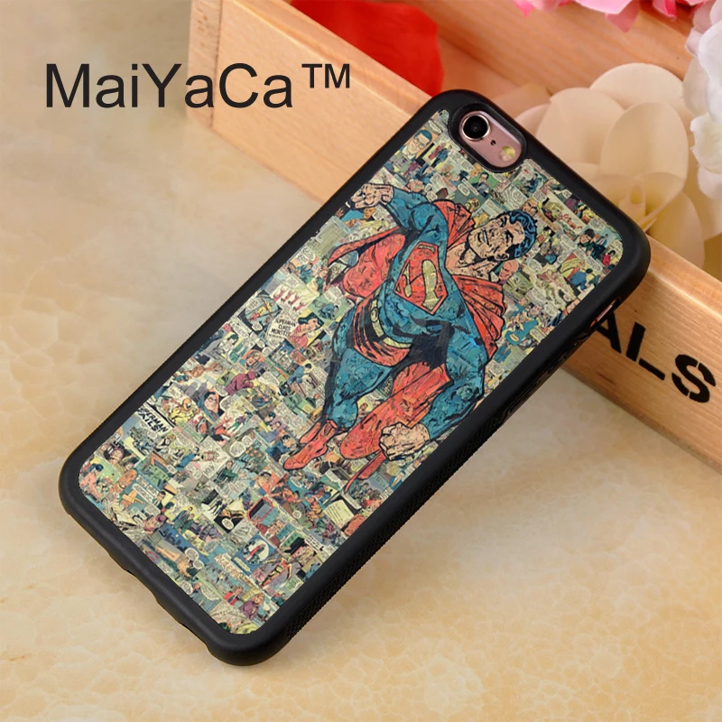 329_C875_H1881_Superman Retro Collectionift Black Hard Skin mobile phone Cases Cover housing For iPhone 4S 5S 5C 6 6Plus Free shipping
