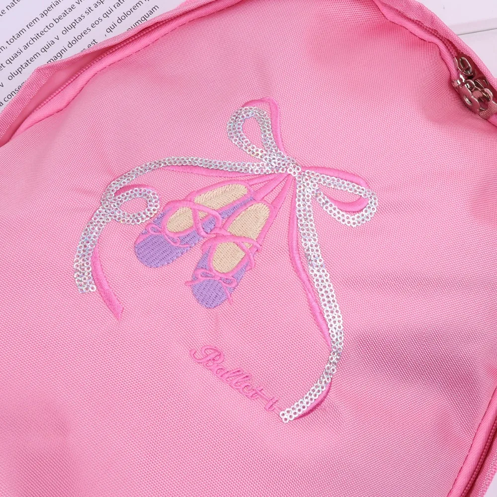 IEFiEL/Для девочек балетная школа танцев тренажерный зал рюкзак носком обувь вышитая сумка для профессиональных танцев сумка