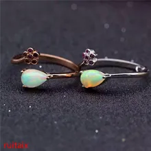 KJJEAXCMY fine jewelry 925 pure silver inlaid with natural stone drops oppa stone women's ring jewelry gem. kjjeaxcmy fine jewelry 925 silver inlaid with natural gem pomegranate stone female plum flower cut ring silver jewelry female