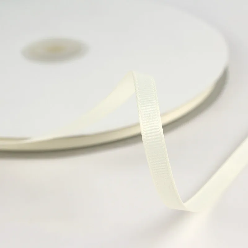 Elegant 6mm Grosgrain Satin Ribbons for Decorations and Crafts