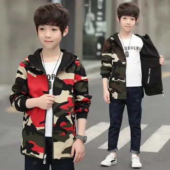 

2019 Spring Boys Clothes Boys Coat School Kids Outerwear Children Jacket Boys Wind Coats Teenager's Outwear Casual Style Jackets