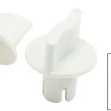 20 шт. белый пластиковый электрический регулятор скорости вращения вентилятора поворотная головка