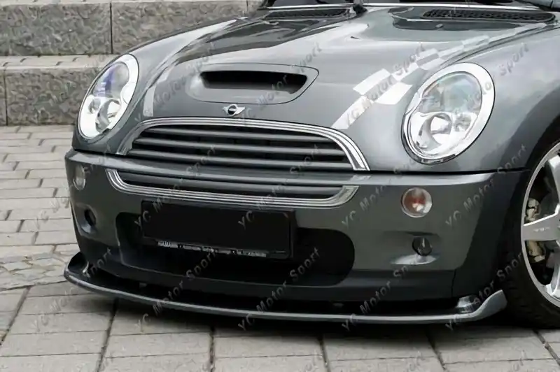 Car Accessories Carbon Fiber CF EB Style Front Lip Fit For 2001 2006 Mini Cooper S R52 R53 Front