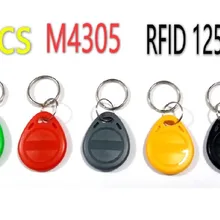 5 шт./лот EM4305 записываемых брелоков 125 кГц RFID поисковая метка брелок для ключей с возможностью перезаписи копия RFID карты
