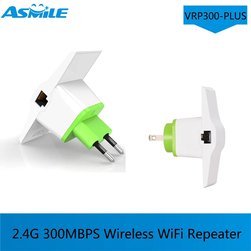 VONETS VRP300-PLUS 2 4G 300 Мбит/с Настенный Беспроводной ретранслятор Wi-Fi два сетевых порта