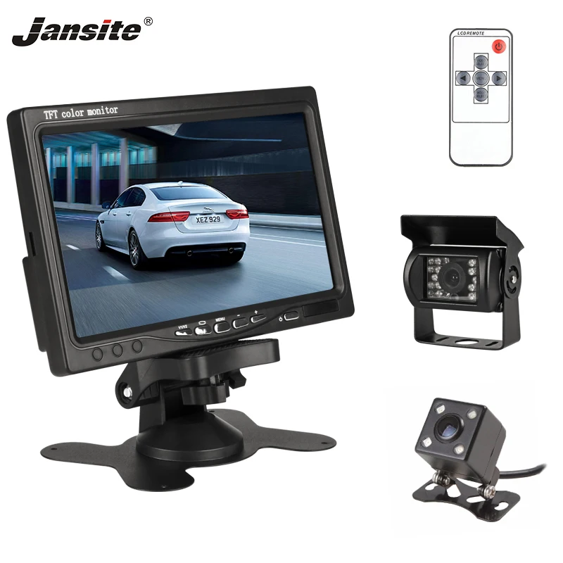 Wireless Car Rear View Backup Camera Parking Kit TO 7/" TFT LCD Digital Monitor