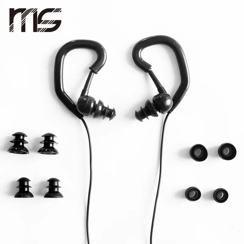 

Ipx8 Waterproof Earphones for working out/gym/ swimming/ biking/running/surfing/ paddle boarding
