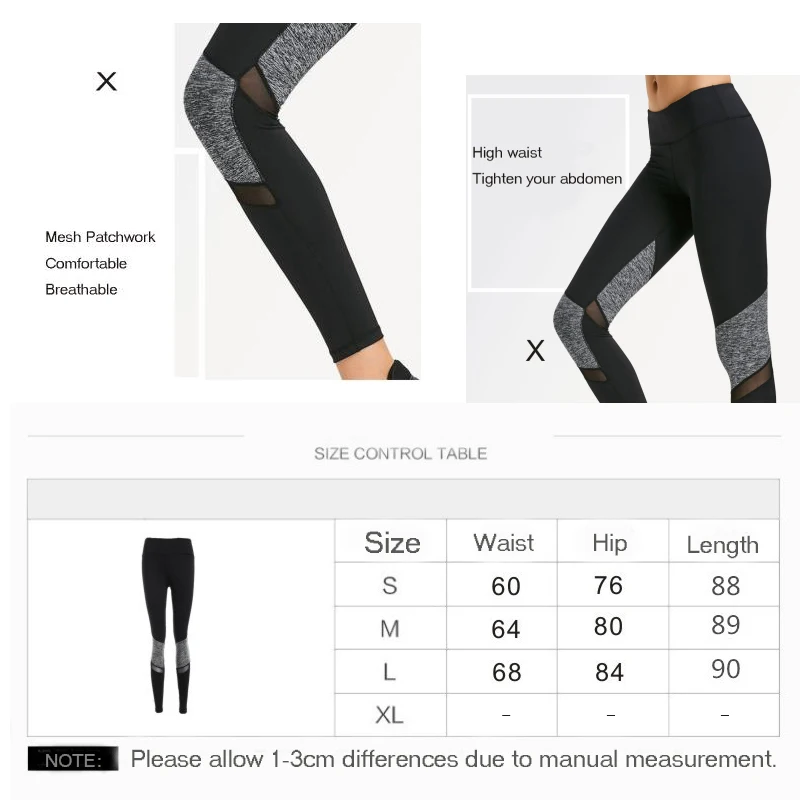 Quick Dry Pants Women Fitness Sporting Leggings High Waist Elastic Leggings Slim Mesh Womens Leggings Gyming Female Trouser